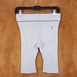 LUNYA Shorts Womens Medium Gray Stripe Cozy Cotton Silk Ribbed Bike Lounge